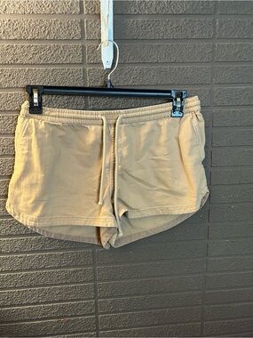 Abound Beige Drawstring Athletic Shorts